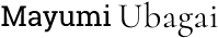 logomarca mayumi ubagai